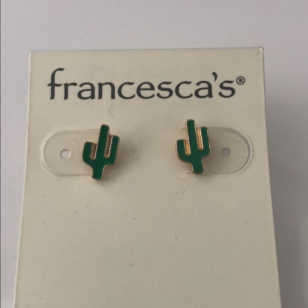 Francesca’s cactus earrings
